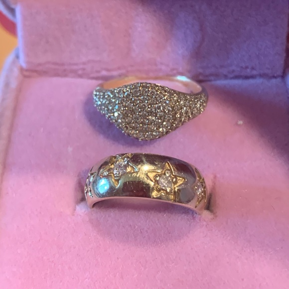 HEIRLOOM 14k GORGEOUS DIA RINGS 1st come; 1st serve! Band and signet - Picture 2 of 13